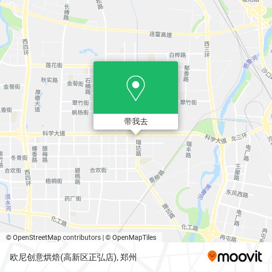 欧尼创意烘焙(高新区正弘店)地图