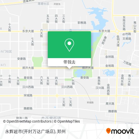 永辉超市(开封万达广场店)地图