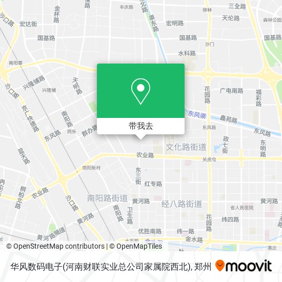 华风数码电子(河南财联实业总公司家属院西北)地图