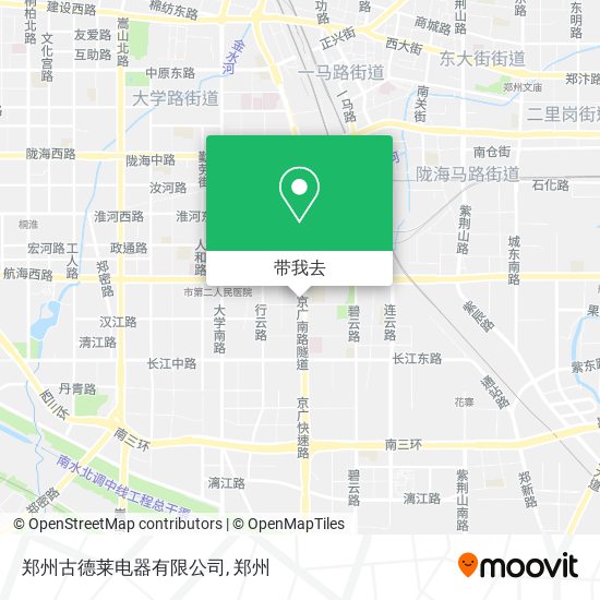 郑州古德莱电器有限公司地图