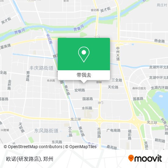 欧诺(研发路店)地图