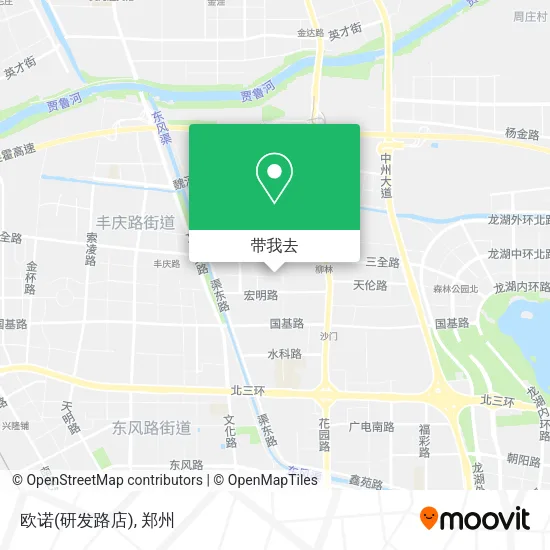 欧诺(研发路店)地图