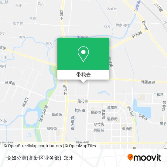 悦如公寓(高新区业务部)地图