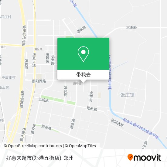 好惠来超市(郑港五街店)地图