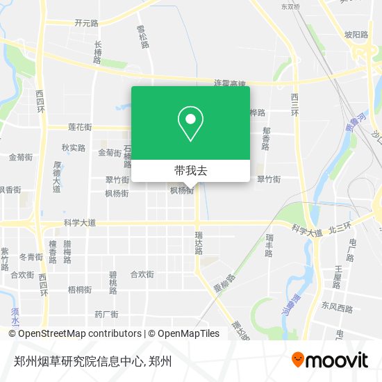 郑州烟草研究院信息中心地图