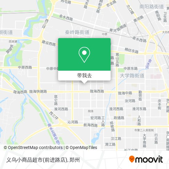 义乌小商品超市(前进路店)地图