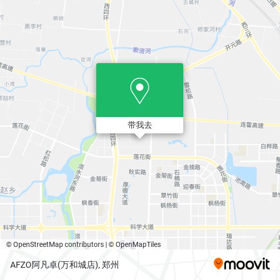 AFZO阿凡卓(万和城店)地图