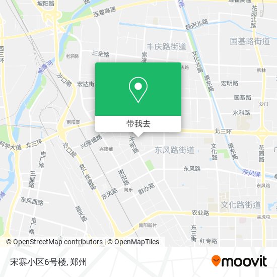 宋寨小区6号楼地图