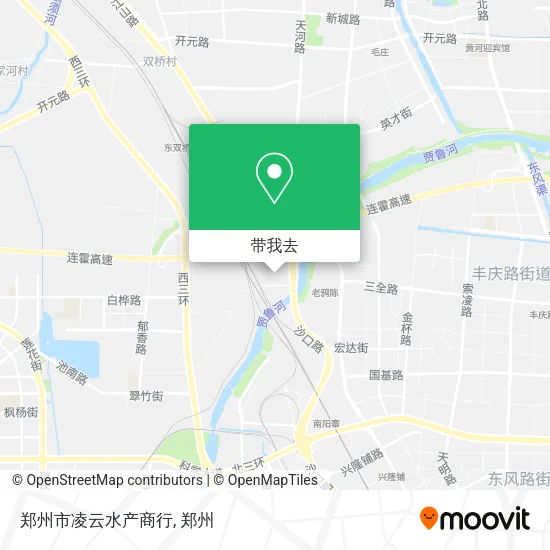 郑州市凌云水产商行地图