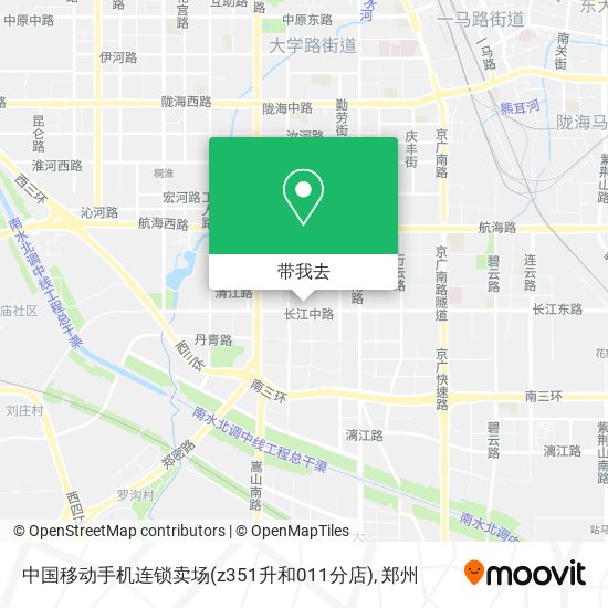 中国移动手机连锁卖场(z351升和011分店)地图