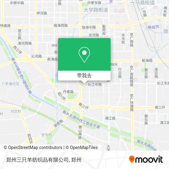 郑州三只羊纺织品有限公司地图