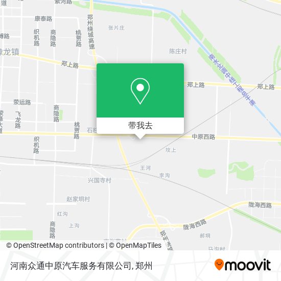 河南众通中原汽车服务有限公司地图