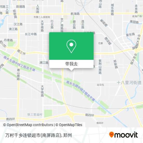 万村千乡连锁超市(南屏路店)地图