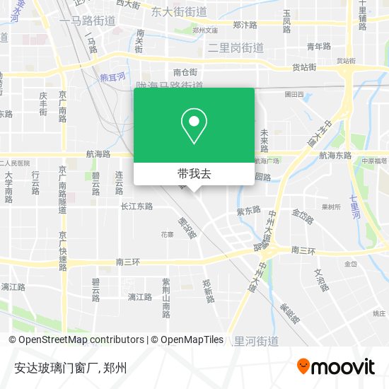 安达玻璃门窗厂地图