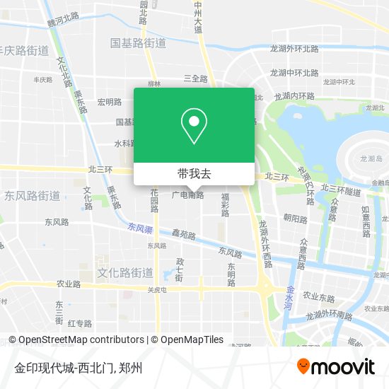 金印现代城-西北门地图