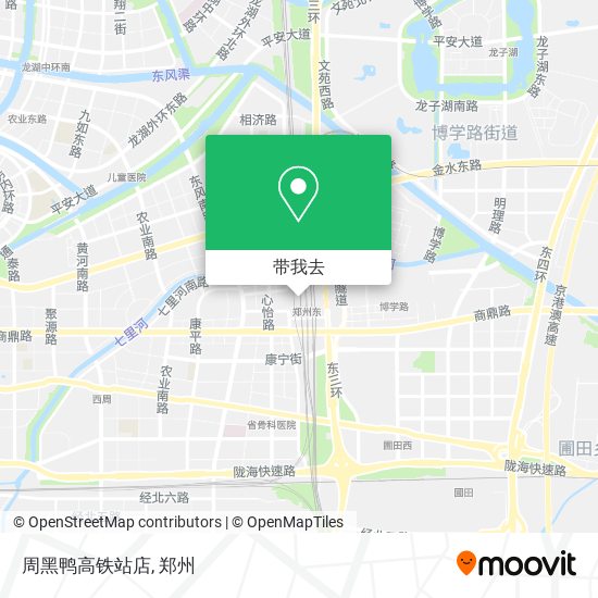 周黑鸭高铁站店地图