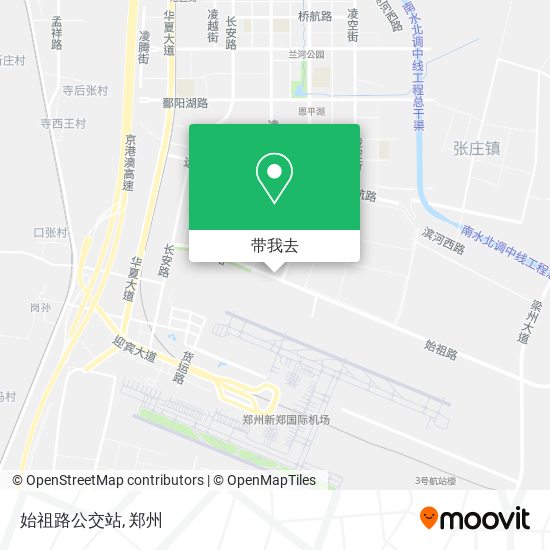 始祖路公交站地图