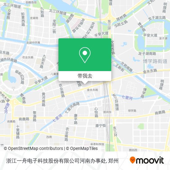 浙江一舟电子科技股份有限公司河南办事处地图