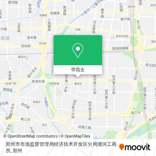 郑州市市场监督管理局经济技术开发区分局潮河工商所地图