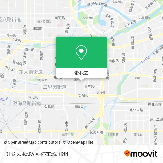 升龙凤凰城A区-停车场地图