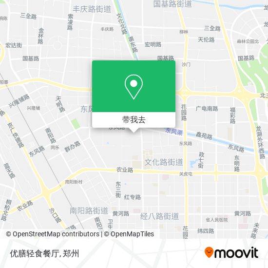 优膳轻食餐厅地图