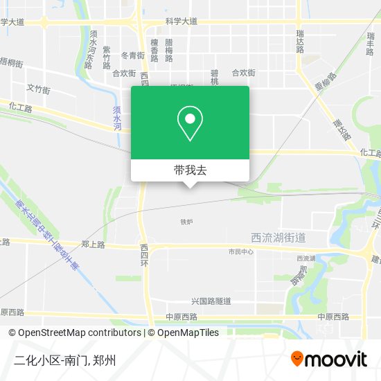 二化小区-南门地图