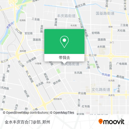 金水丰庆百合门诊部地图
