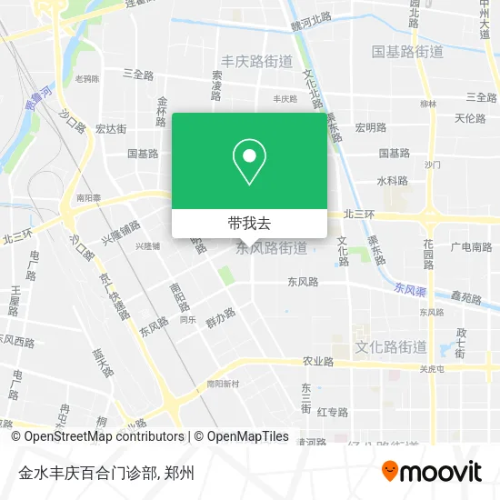金水丰庆百合门诊部地图
