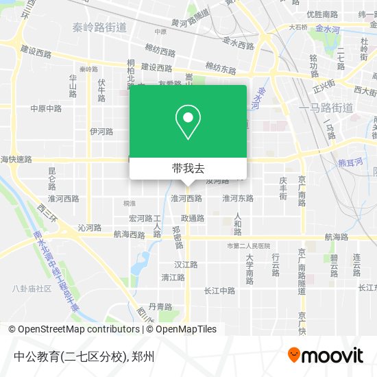 中公教育(二七区分校)地图