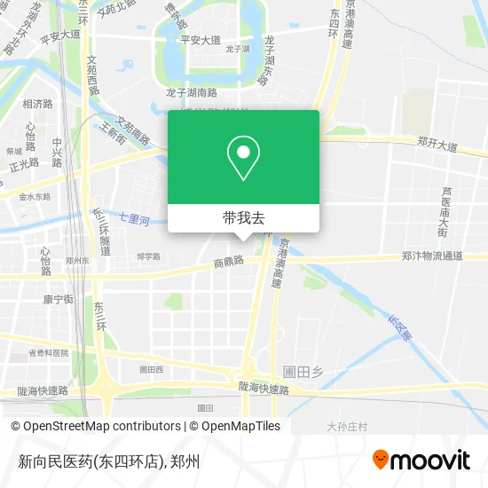 新向民医药(东四环店)地图