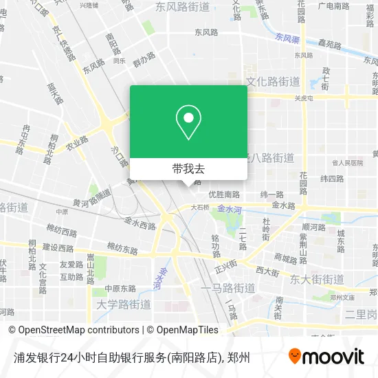 浦发银行24小时自助银行服务(南阳路店)地图