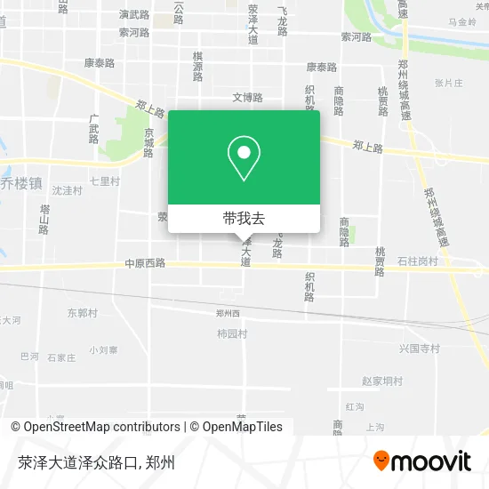荥泽大道泽众路口地图