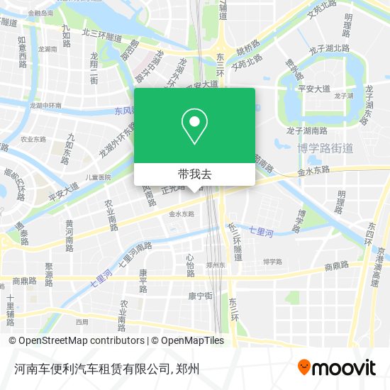 河南车便利汽车租赁有限公司地图