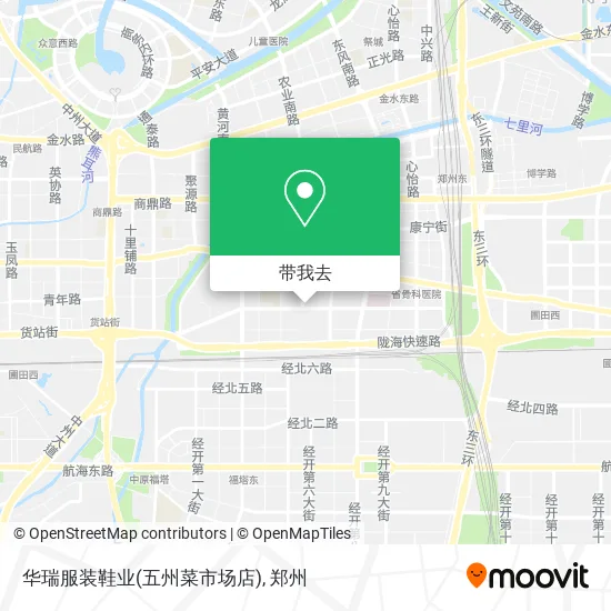 华瑞服装鞋业(五州菜市场店)地图