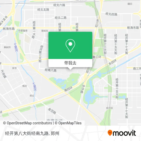 经开第八大街经南九路地图