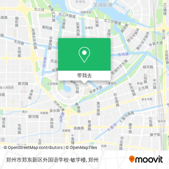 郑州市郑东新区外国语学校-敏学楼地图