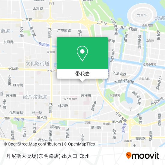 丹尼斯大卖场(东明路店)-出入口地图