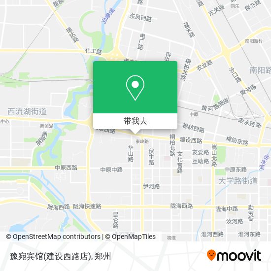 豫宛宾馆(建设西路店)地图