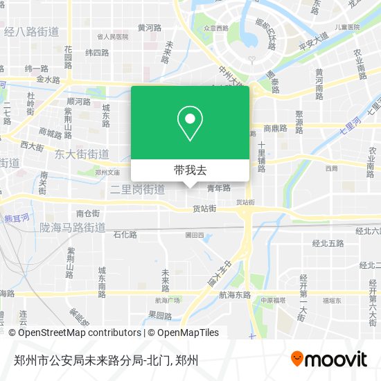 郑州市公安局未来路分局-北门地图