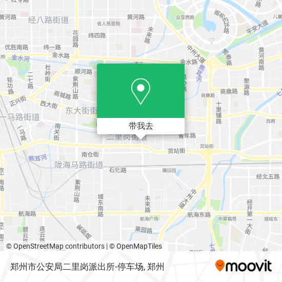郑州市公安局二里岗派出所-停车场地图