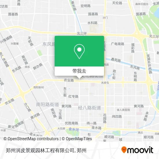 郑州润皮景观园林工程有限公司地图