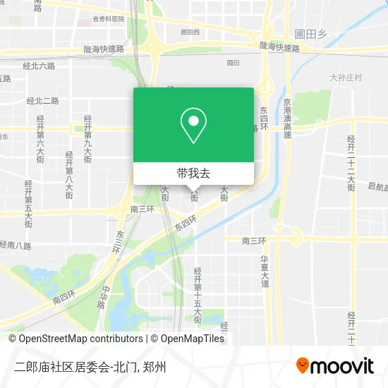 二郎庙社区居委会-北门地图