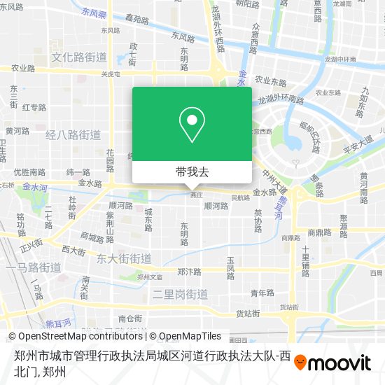 郑州市城市管理行政执法局城区河道行政执法大队-西北门地图