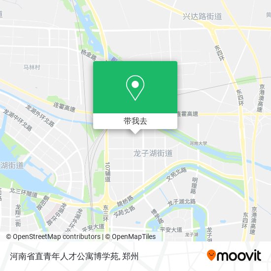 河南省直青年人才公寓博学苑地图