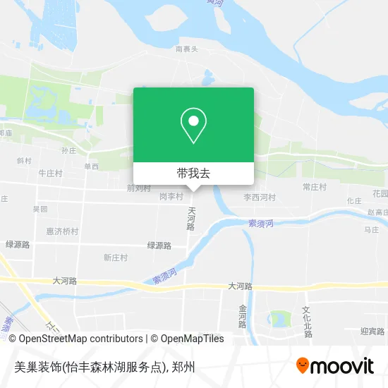 美巢装饰(怡丰森林湖服务点)地图