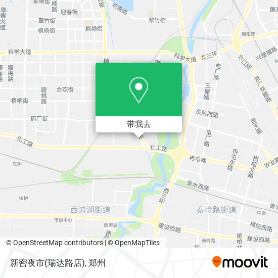 新密夜市(瑞达路店)地图