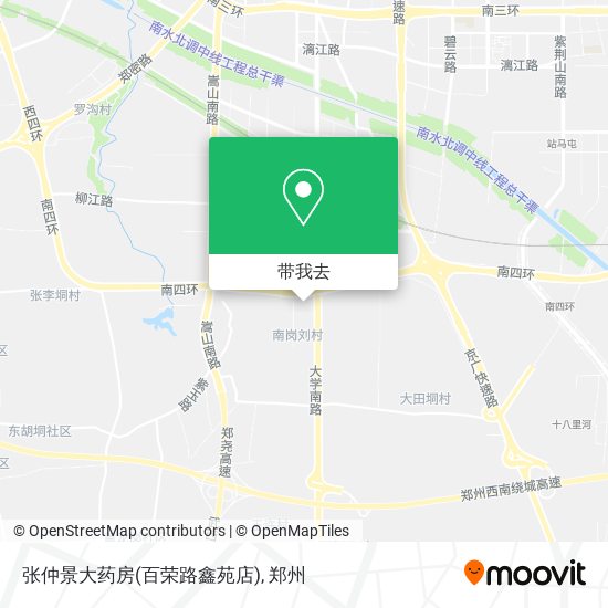 张仲景大药房(百荣路鑫苑店)地图