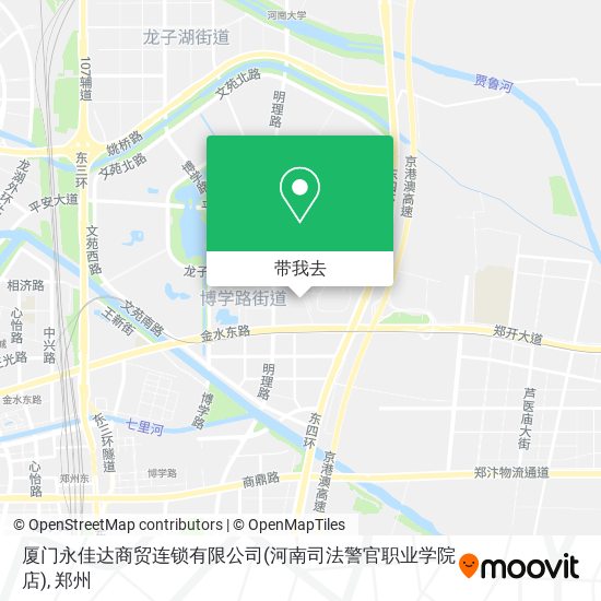 厦门永佳达商贸连锁有限公司(河南司法警官职业学院店)地图