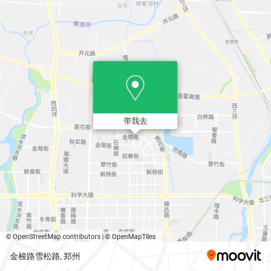 金梭路雪松路地图