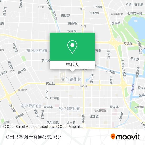 郑州书香·雅舍普通公寓地图